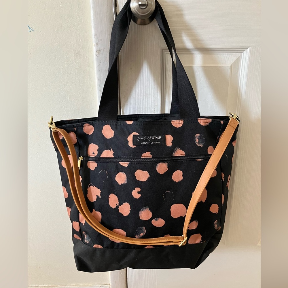 Logan + lenora x spoiled home weekender bag NWOT and pouch